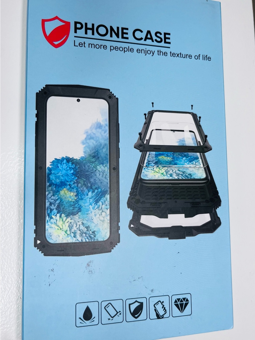 Silver IPhone Promax Rugged Waterproof Phone Case - Universal Protection